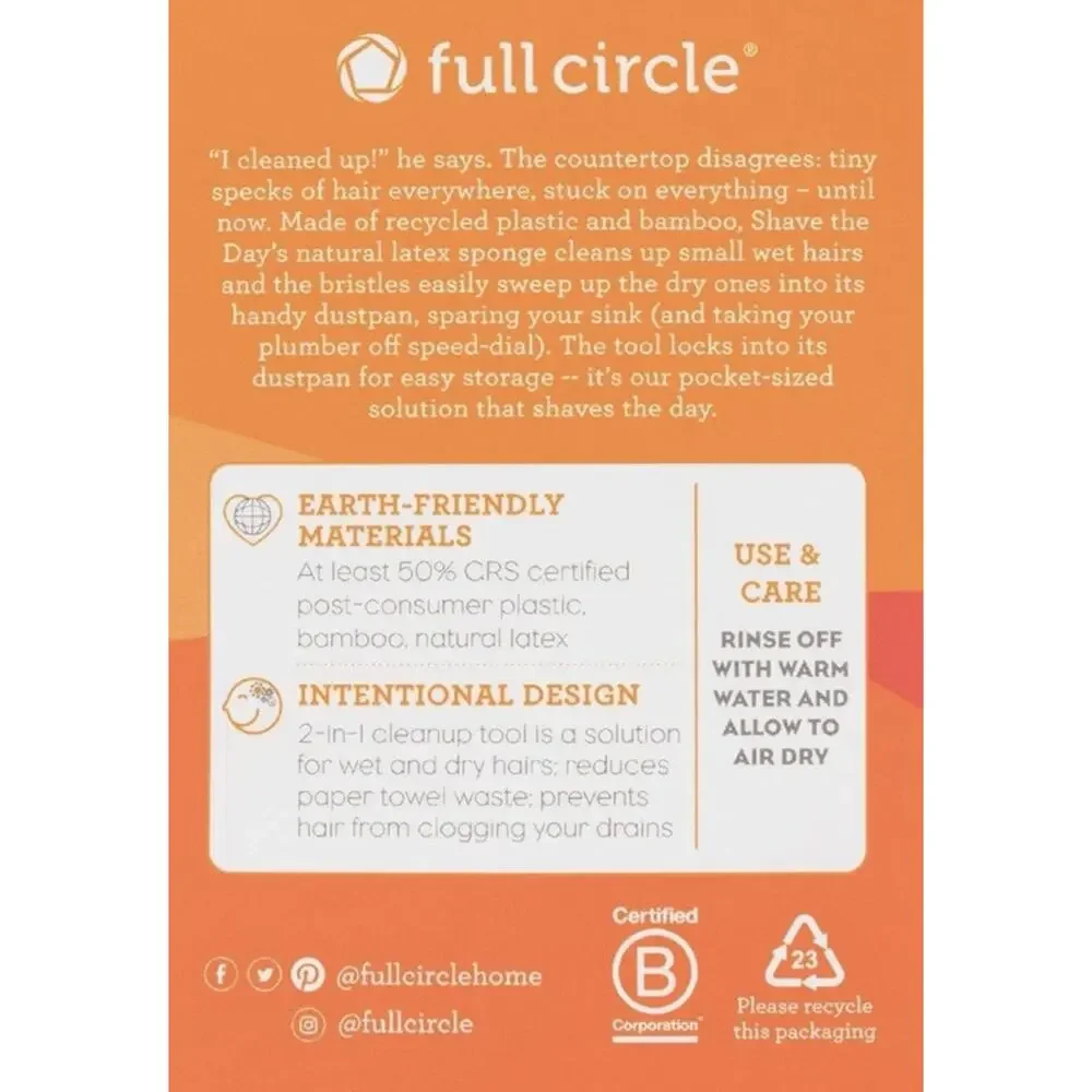 Full Circle Shave The Day Beard Trimming Cleanup Tool Set NIB Convenient Groom